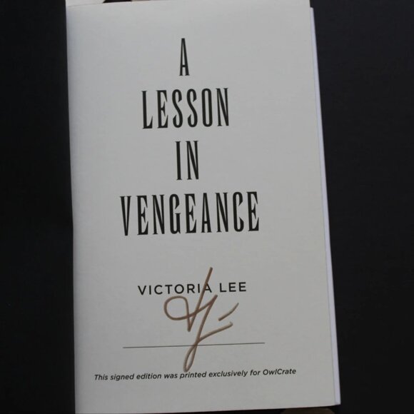 A Lesson in Vengeance (Owlcrate Edition) - Picture 3 of 5